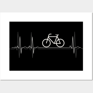 Heartbeat Cycling - I love bike Posters and Art